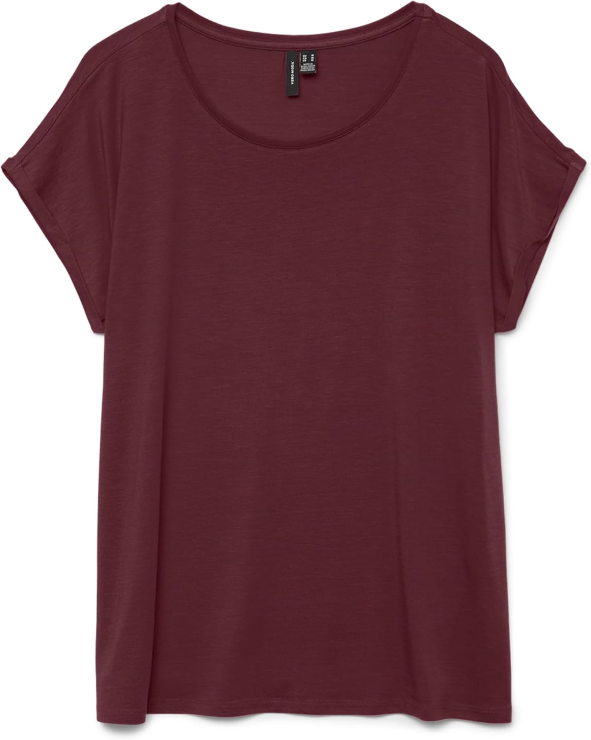 Thumbnail 5 de VERO MODA Vmava Plain Ss Top: Basic-T‑Shirt mit schlanker Silhouette