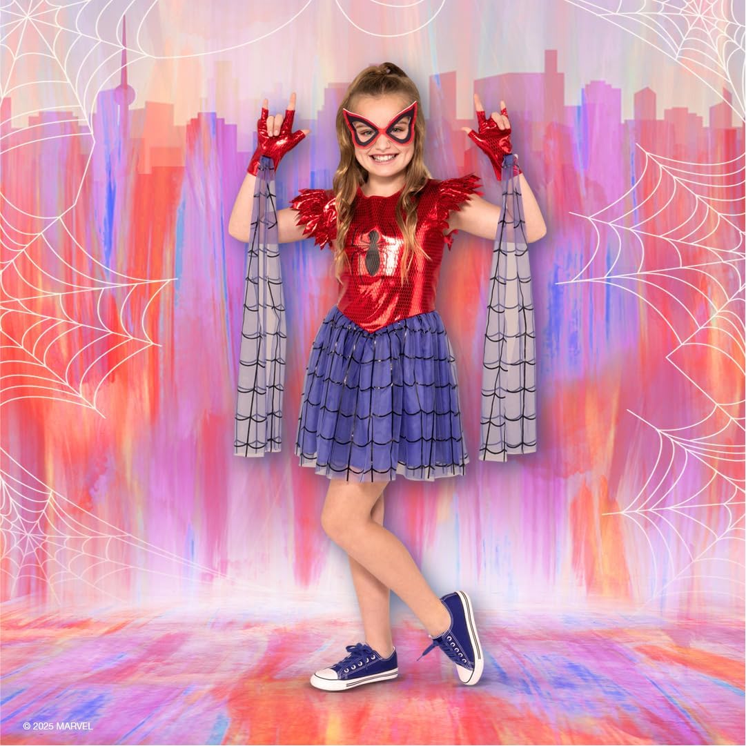 Thumbnail 4 de MARVEL Spider-Man Youth Halloween Dress ðŸŽ