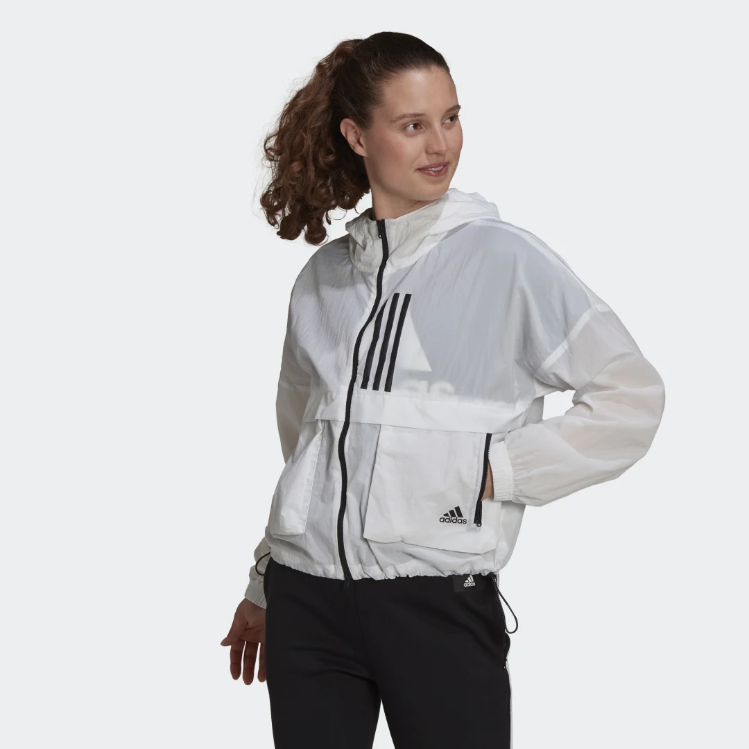 Detalle de Adidas W.N.D Windbreaker Blanco