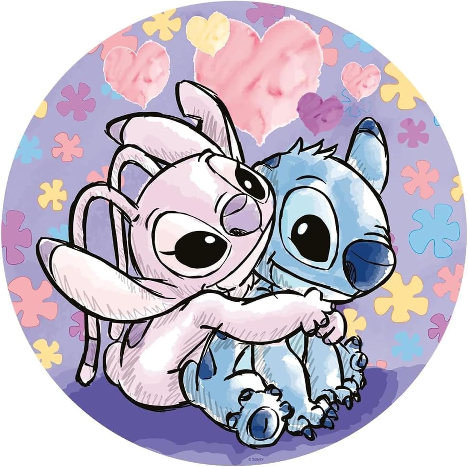 Detalle 2 de Ravensburger Puzzle Disney Stitch 500 pezzi 52x52 cm 🧩