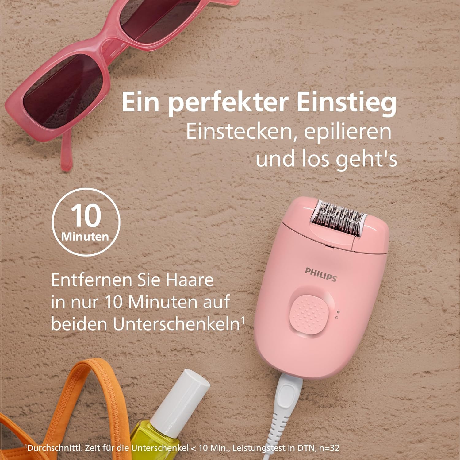 Thumbnail 4 de Philips Epilierer Series 2000 (BRE229/00) – kabelgebundener Epilierer für glatte Haut bis zu 4 Wochen