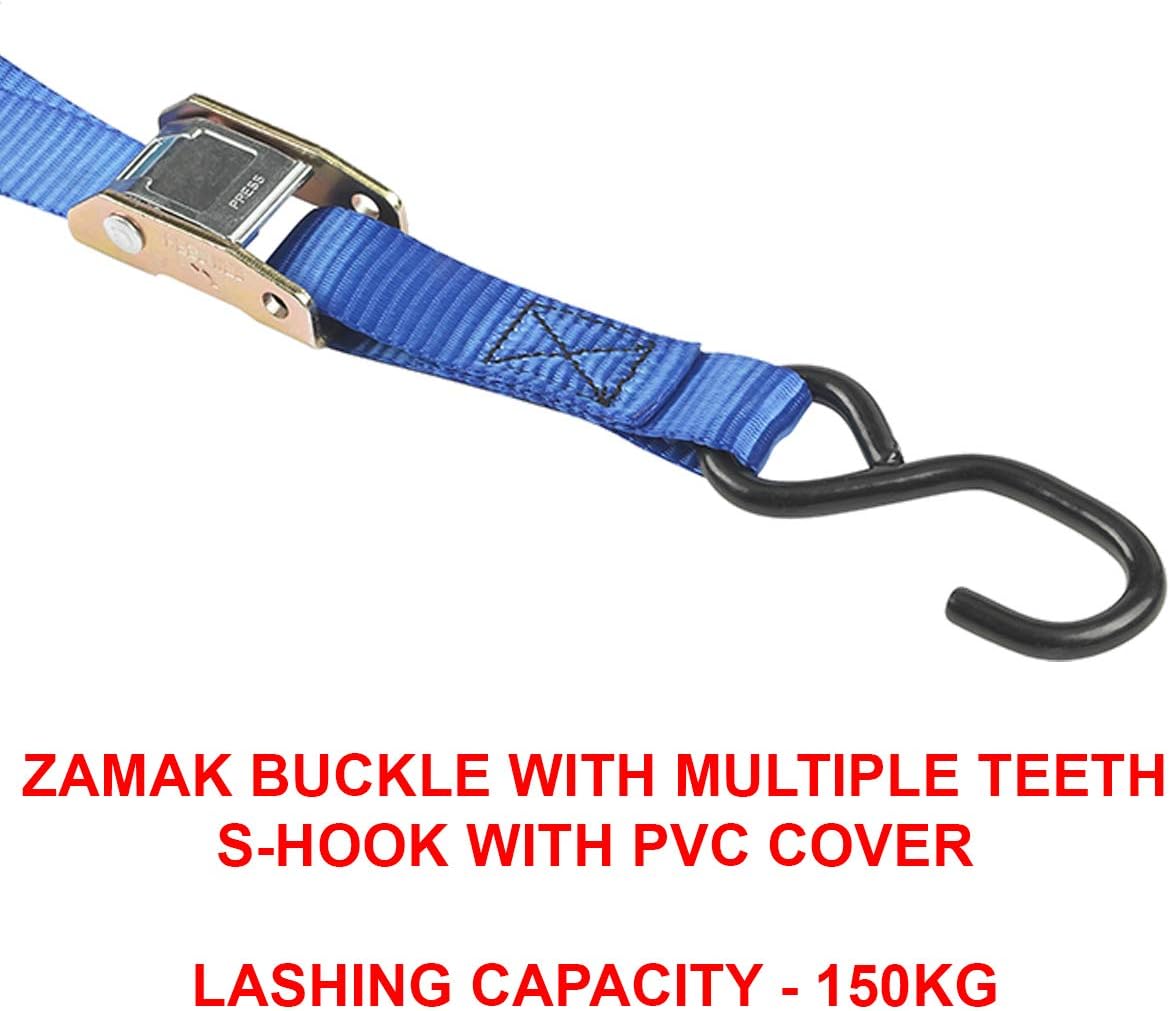 Thumbnail 3 de Master Lock 4368EURDAT – Sangle d’arrimage avec crochets en S et cliquet, 2 m x 25 mm (pack de 2)