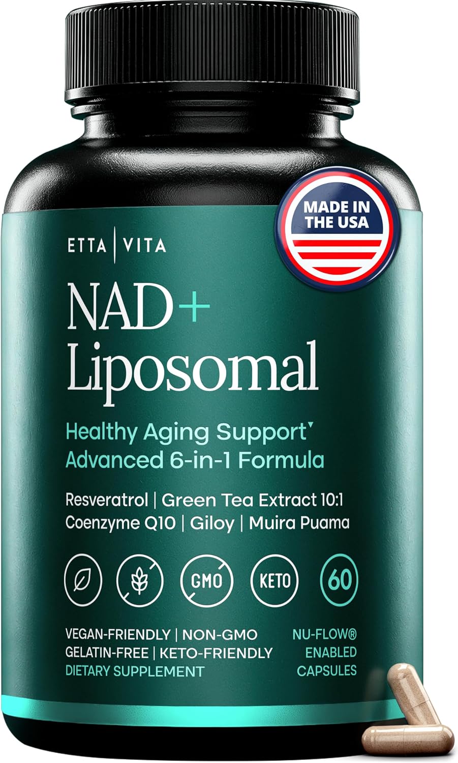 Detalle de NAD+ Supplement 500 mg