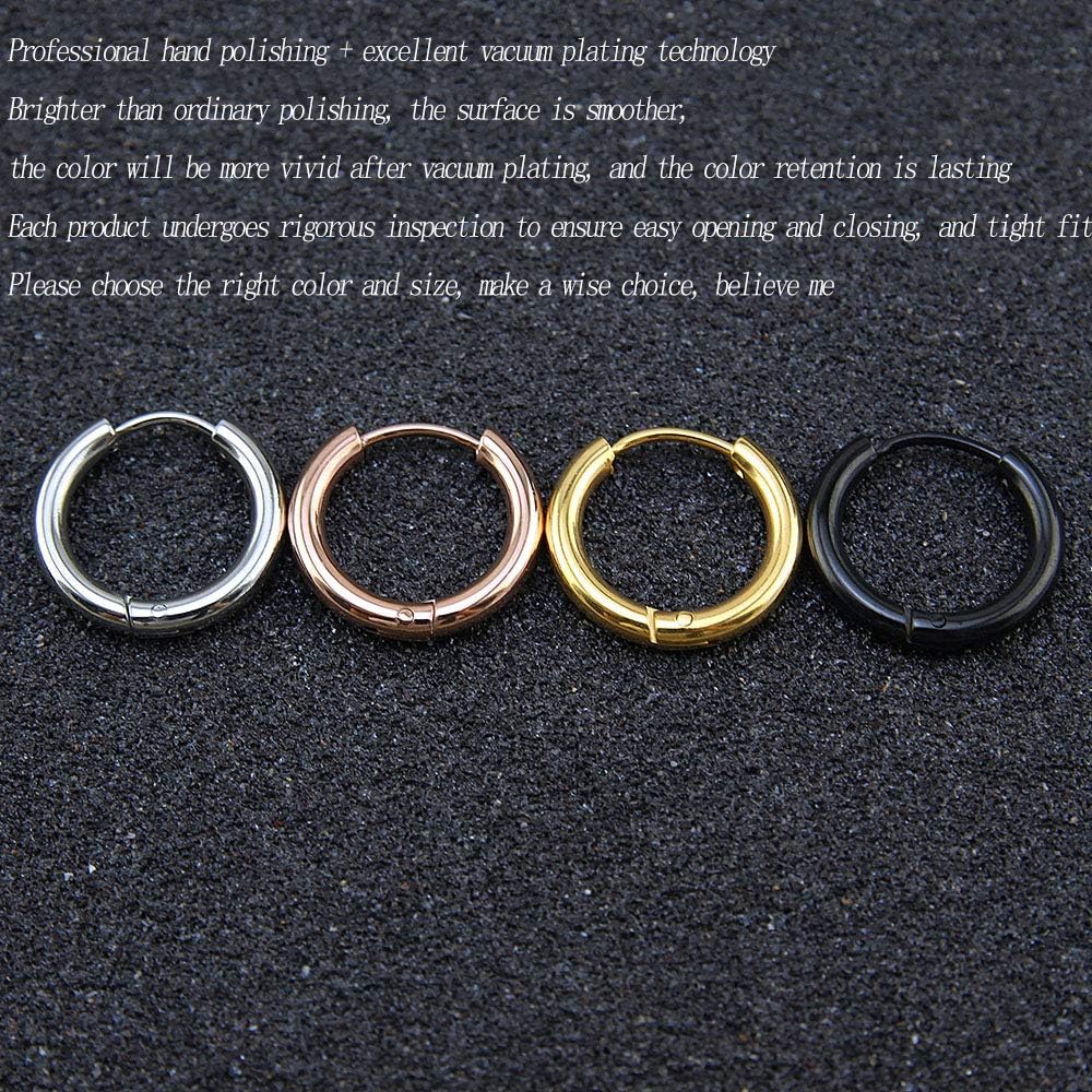 Detalle 2 de Huggie Hoop Earrings, 10mm