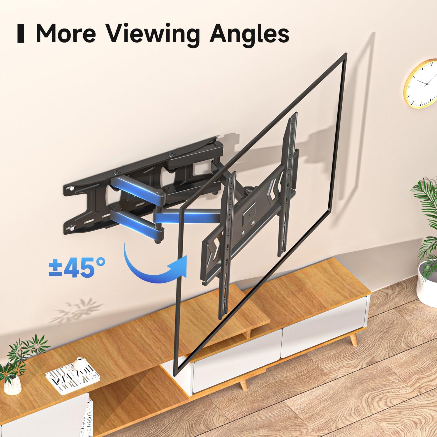 Thumbnail 1 de suptek MA001 36.8cm Slim Full Motion TV Bracket