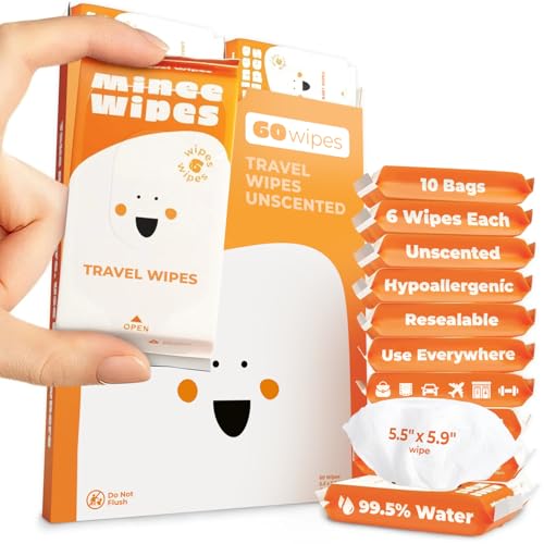 Detalle de Impossibly Compact Travel Wipes, 60 wipes