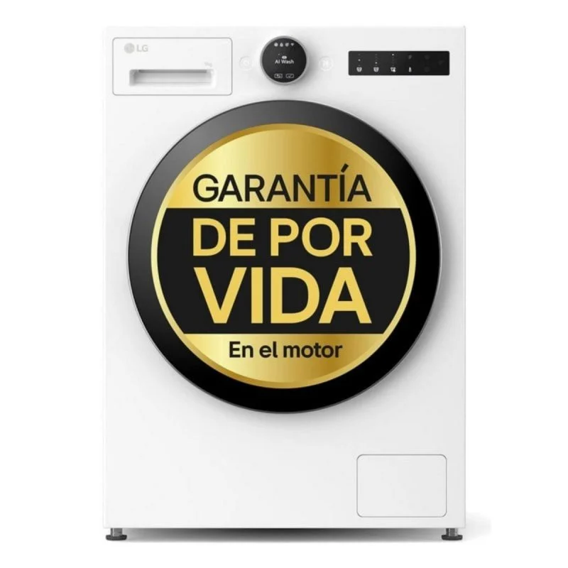 Detalle de LG F4X7009TWS: Lavadora inteligente de 9 kg con AI DD y TurboWash 360°