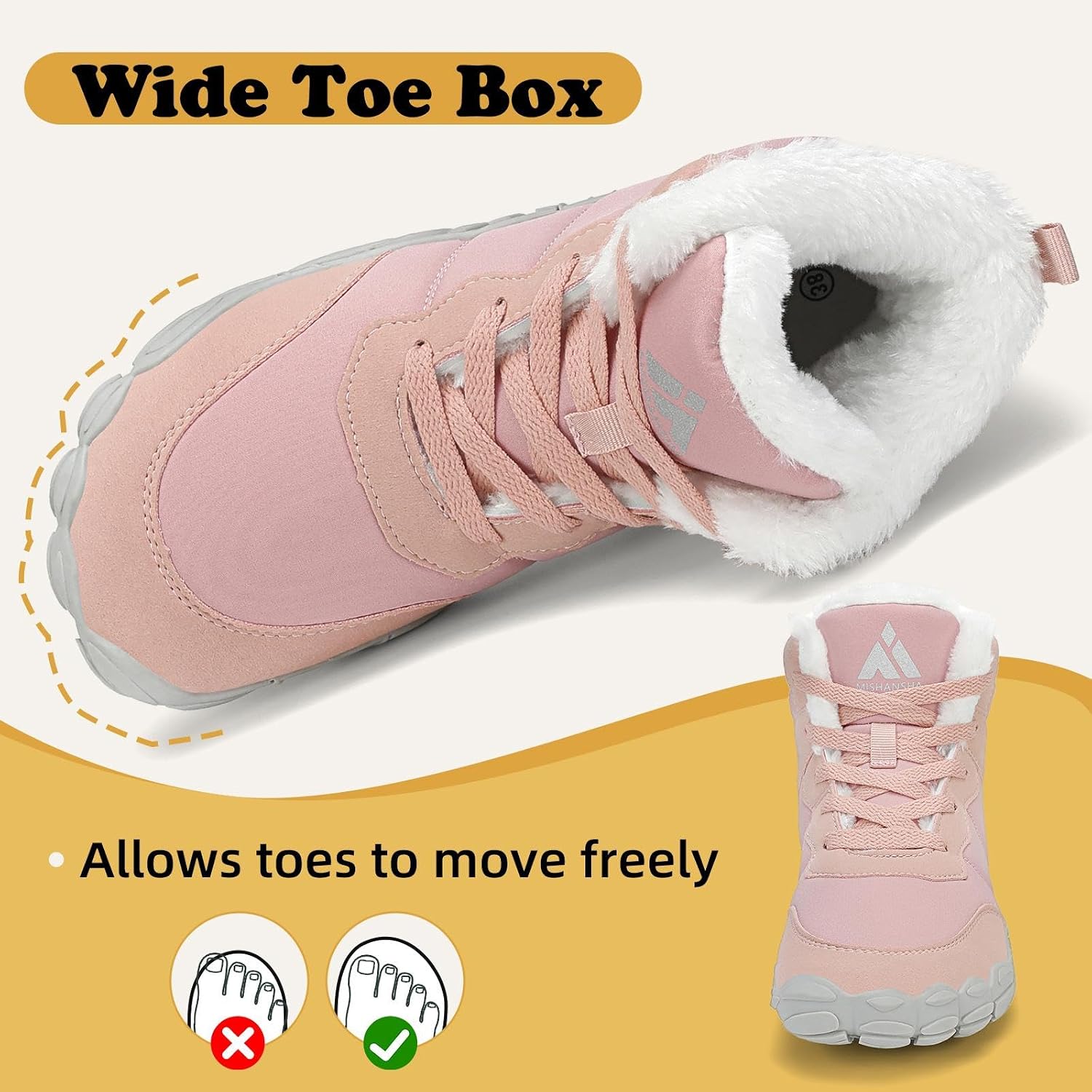 Detalle 2 de Mishansha Barefoot Botas Invierno GR.36-48
