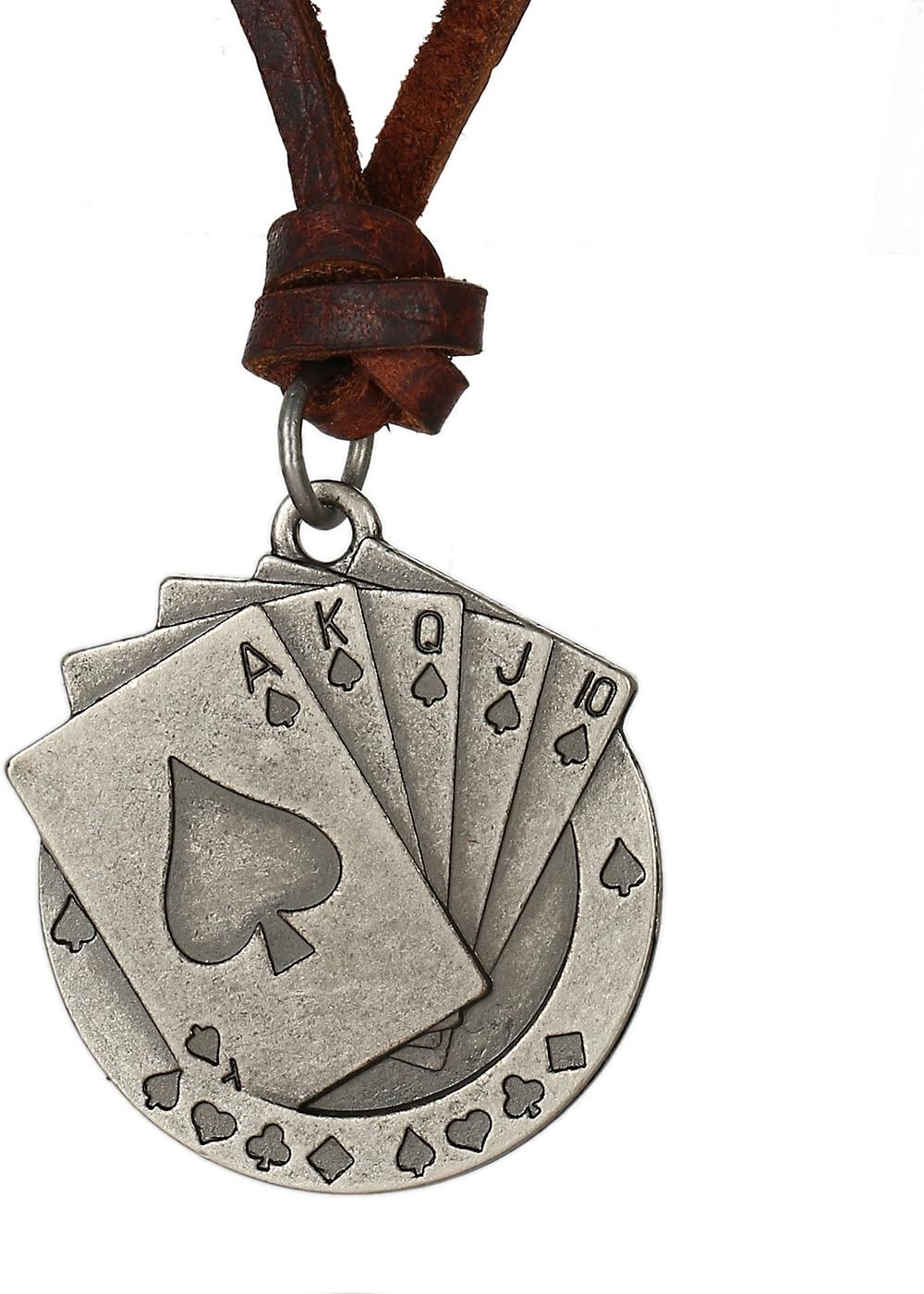 Thumbnail 6 de DonDon Collar de cuero ajustable 6,5 cm