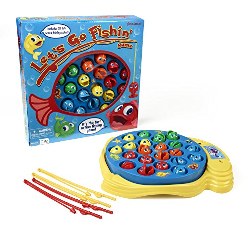 Thumbnail 1 de Let's Go Fishin' Game by Pressman — The Original Fast-Action Fishing Game