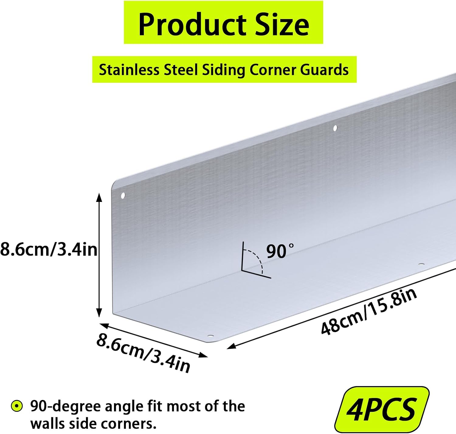 Detalle 2 de 304 Stainless Steel Wall Corner Guards