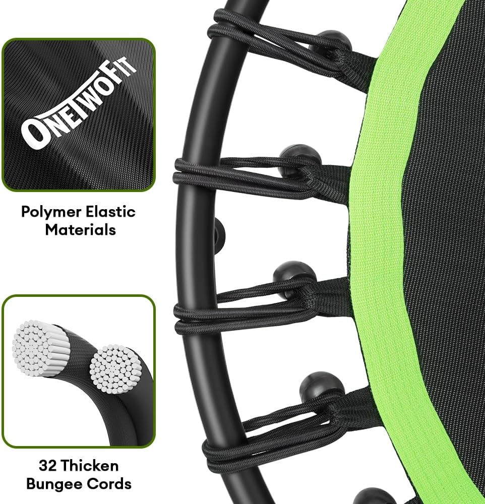 Detalle de ONETWOFIT Trampolín de Fitness 107/114cm