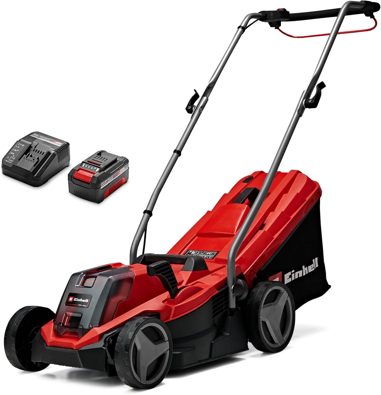 Detalle de Einhell GE-CM 18/33 Li Kit — Tondeuse à gazon sans fil Power X-Change (1x4,0 Ah)
