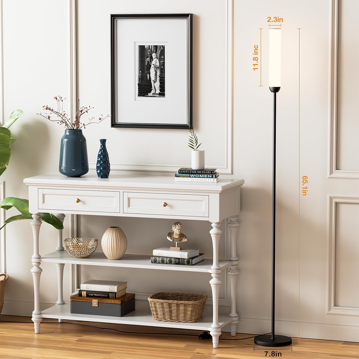 Thumbnail 3 de Ambimall LED Floor Lamp with Remote, Stepless Dimming and 3000K–6500K Light