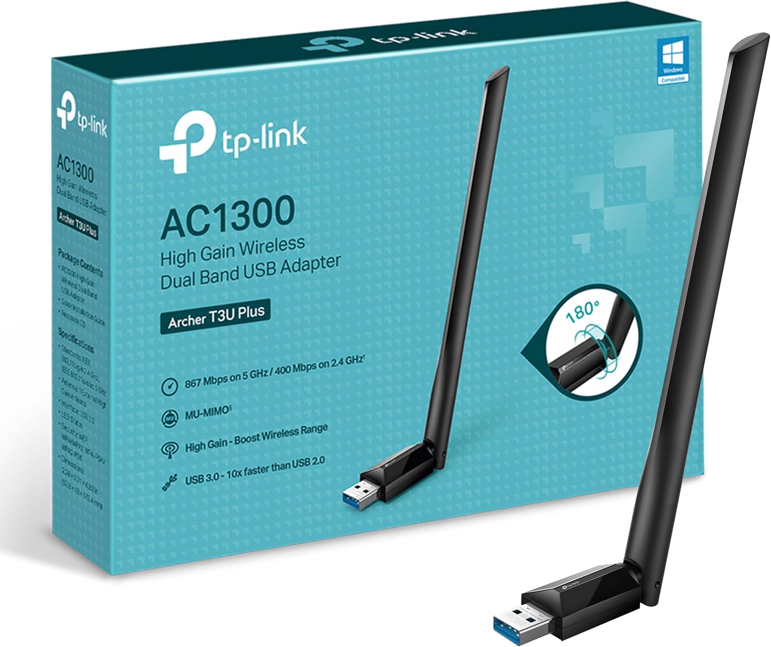 Thumbnail 3 de TP-Link Archer TX20U Plus WLAN‑Adapter AX1800 für PC