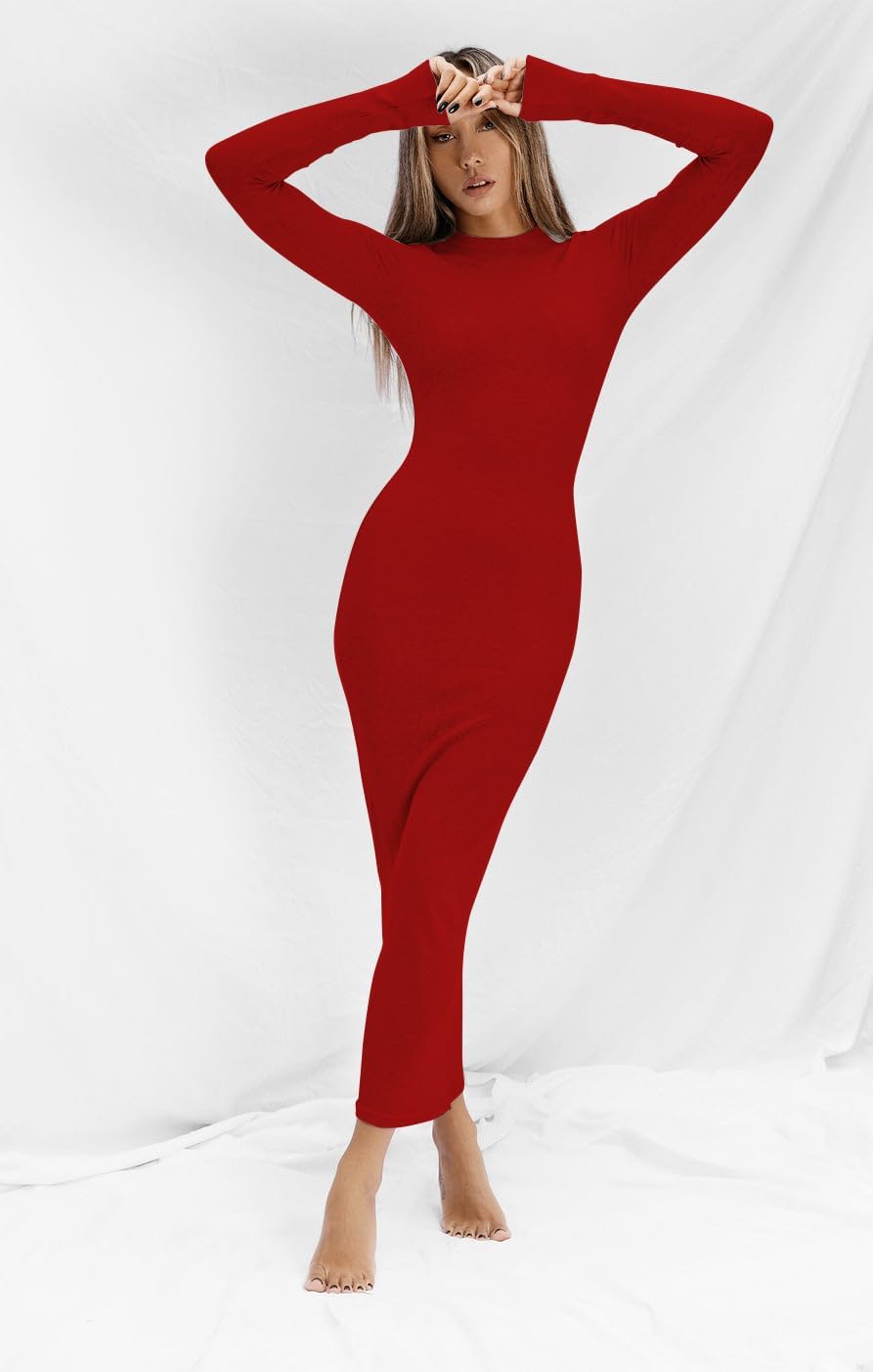 Thumbnail 1 de Midi bodycon dress, ribbed knit