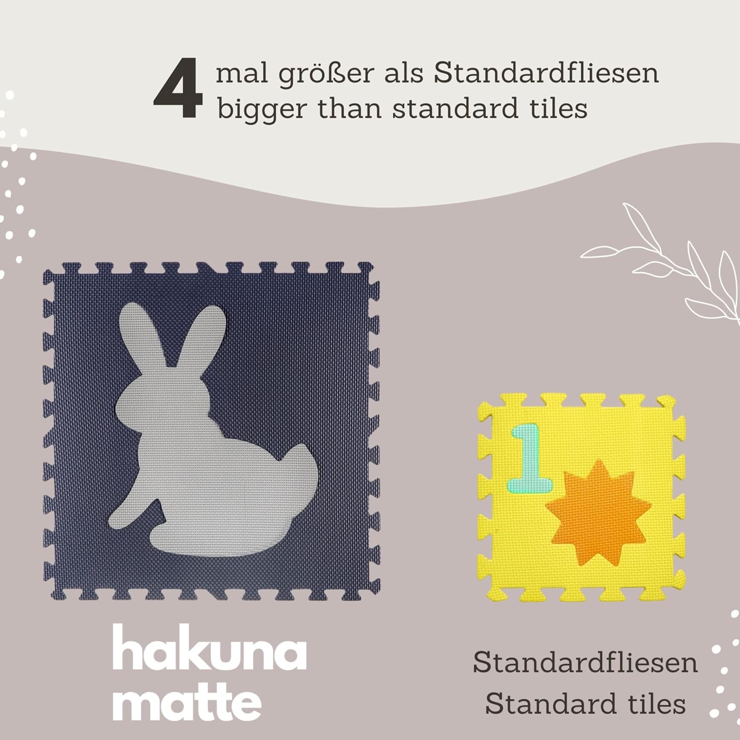 Thumbnail 3 de Hakuna Matte Baby Puzzlematte 180 x 180 cm