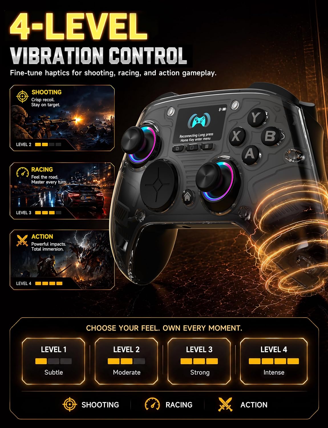 Thumbnail 2 de AOC PC Controller 1000mAh Wireless