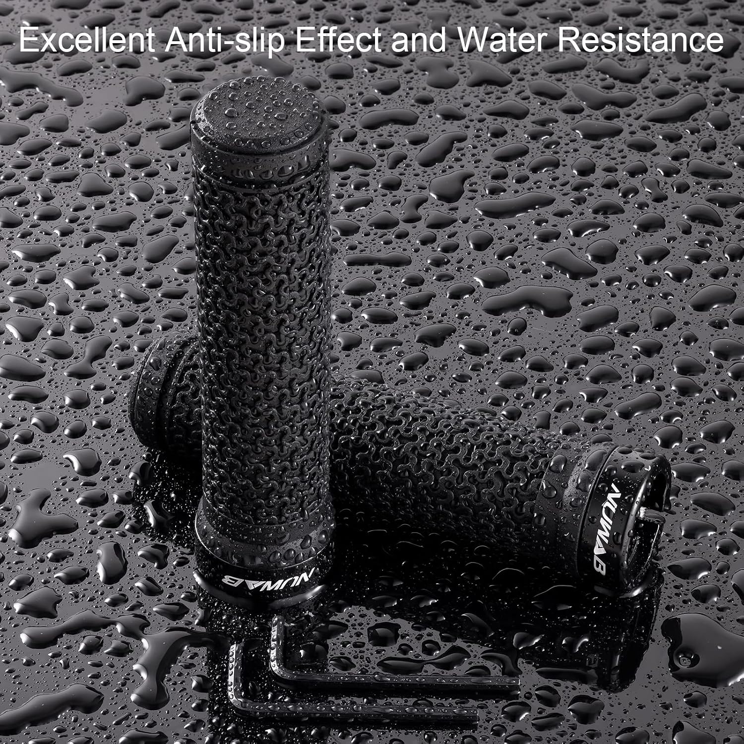Thumbnail 4 de NUWAB Premium Bike Handlebar Grips 5.2in
