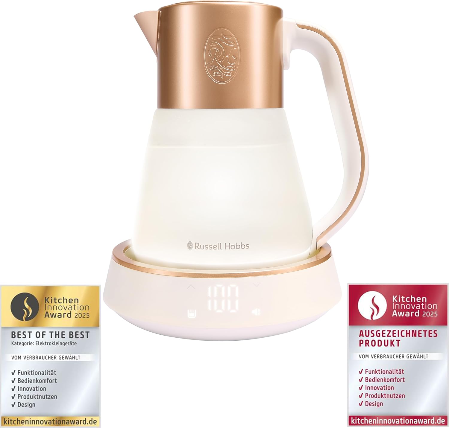 Thumbnail 2 de Russell Hobbs Wasserkocher Glas 1,7 L Calm