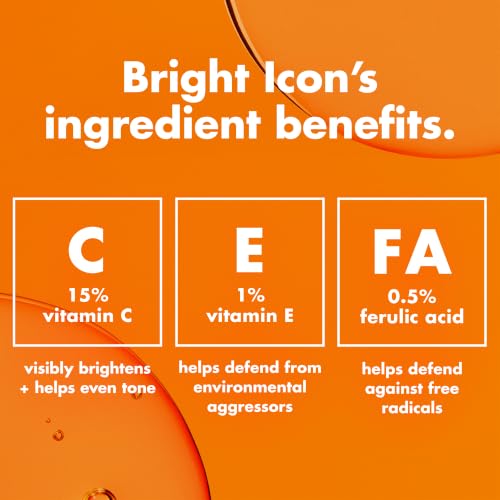 Detalle 2 de e.l.f. SKIN Bright Icon Vitamin C + E + Ferulic Face Serum: Brightening, Soothing, and Lightweight