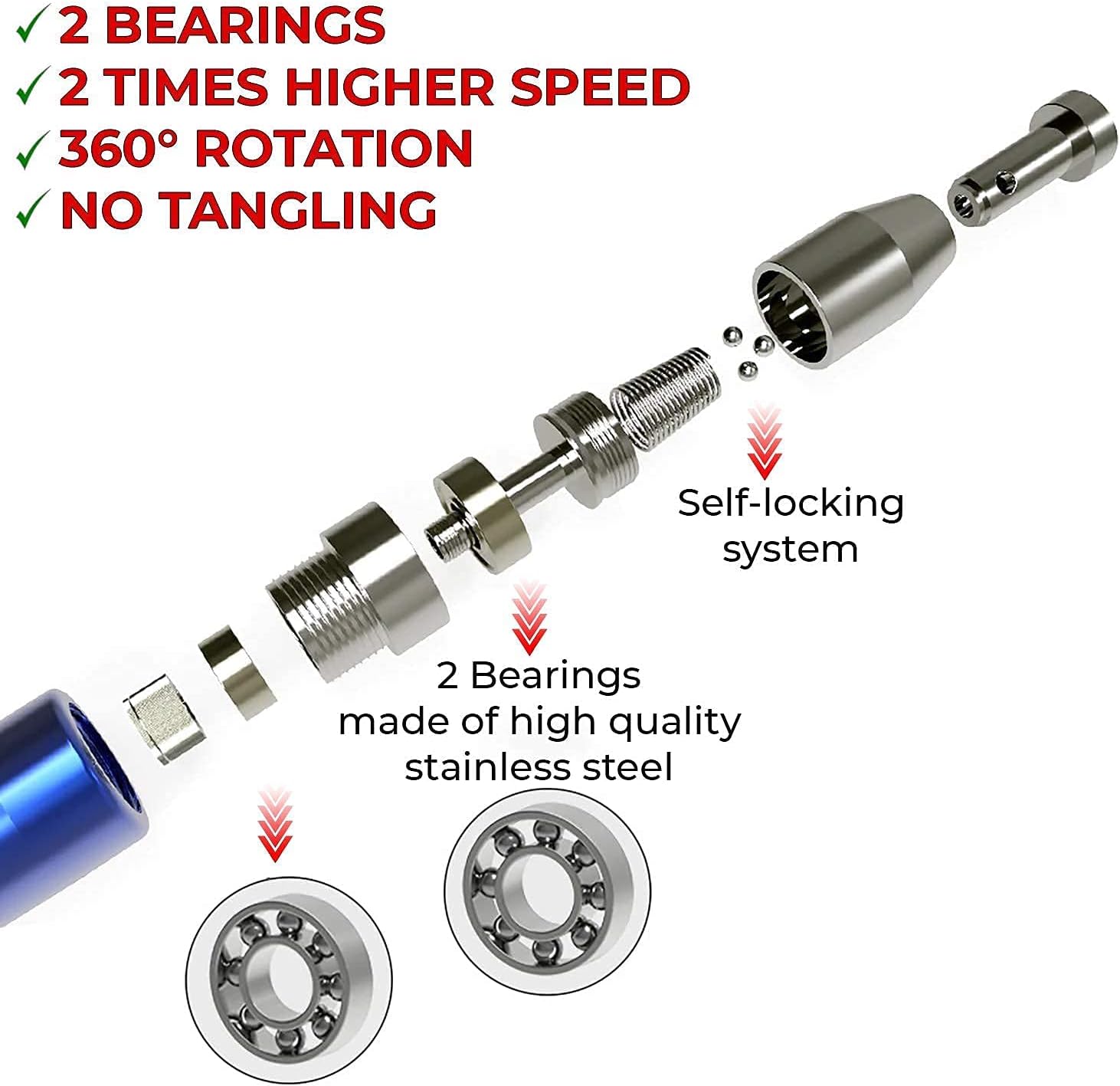 Detalle 2 de PrimaFIT Pro Speed weighted skipping rope (3m) with adjustable self-locking system