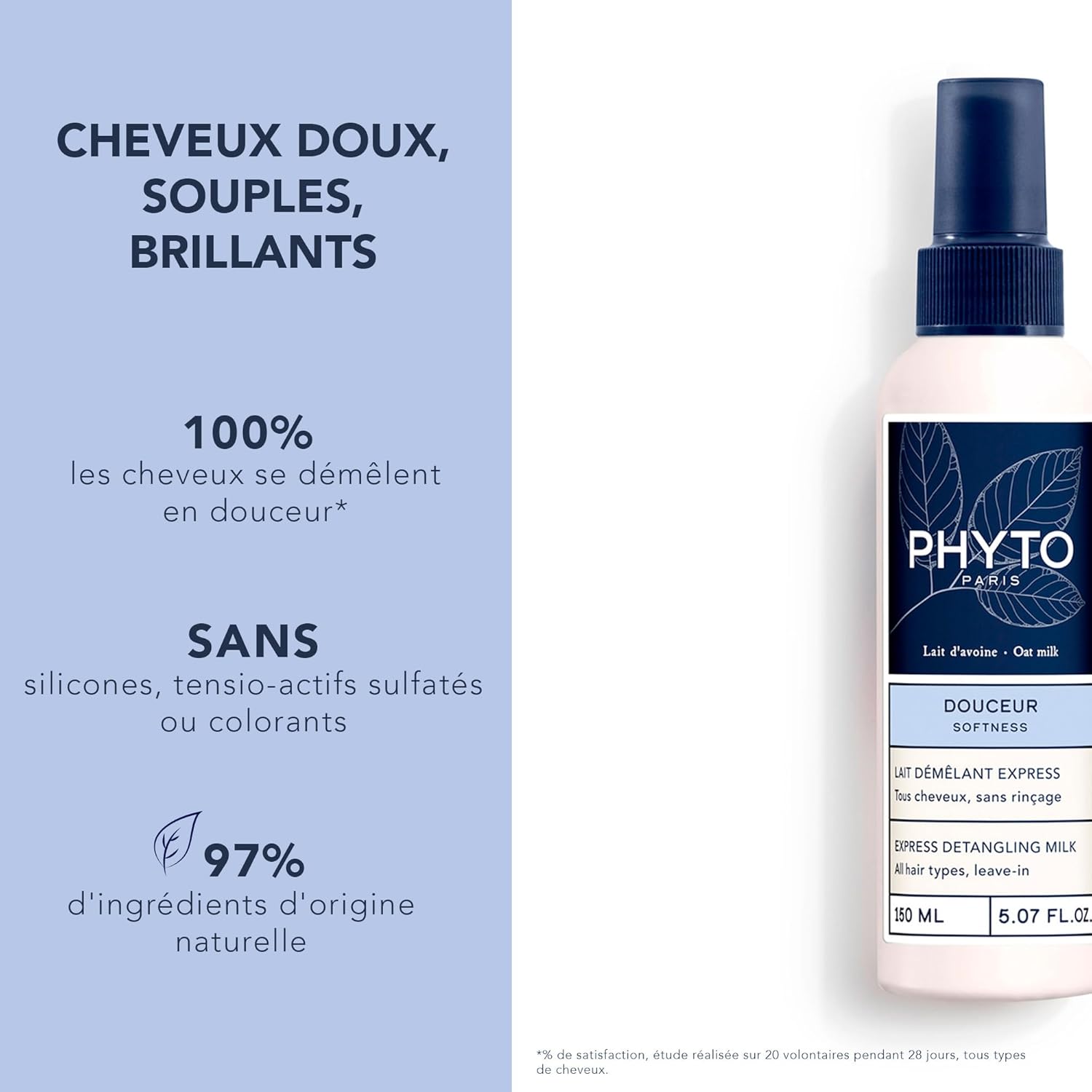Thumbnail 1 de Phyto Leche Desenredante Express Suavidad 150 ml