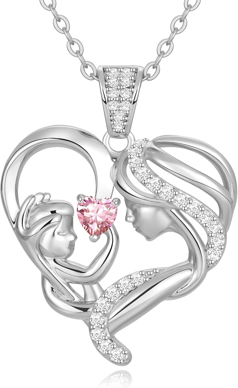 Thumbnail 6 de Zifeel Birthstone Necklace, 925 Sterling Silver
