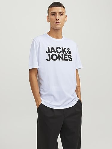 Detalle 2 de JACK & JONES Jjecorp Logo Tee Camiseta slim blanca L