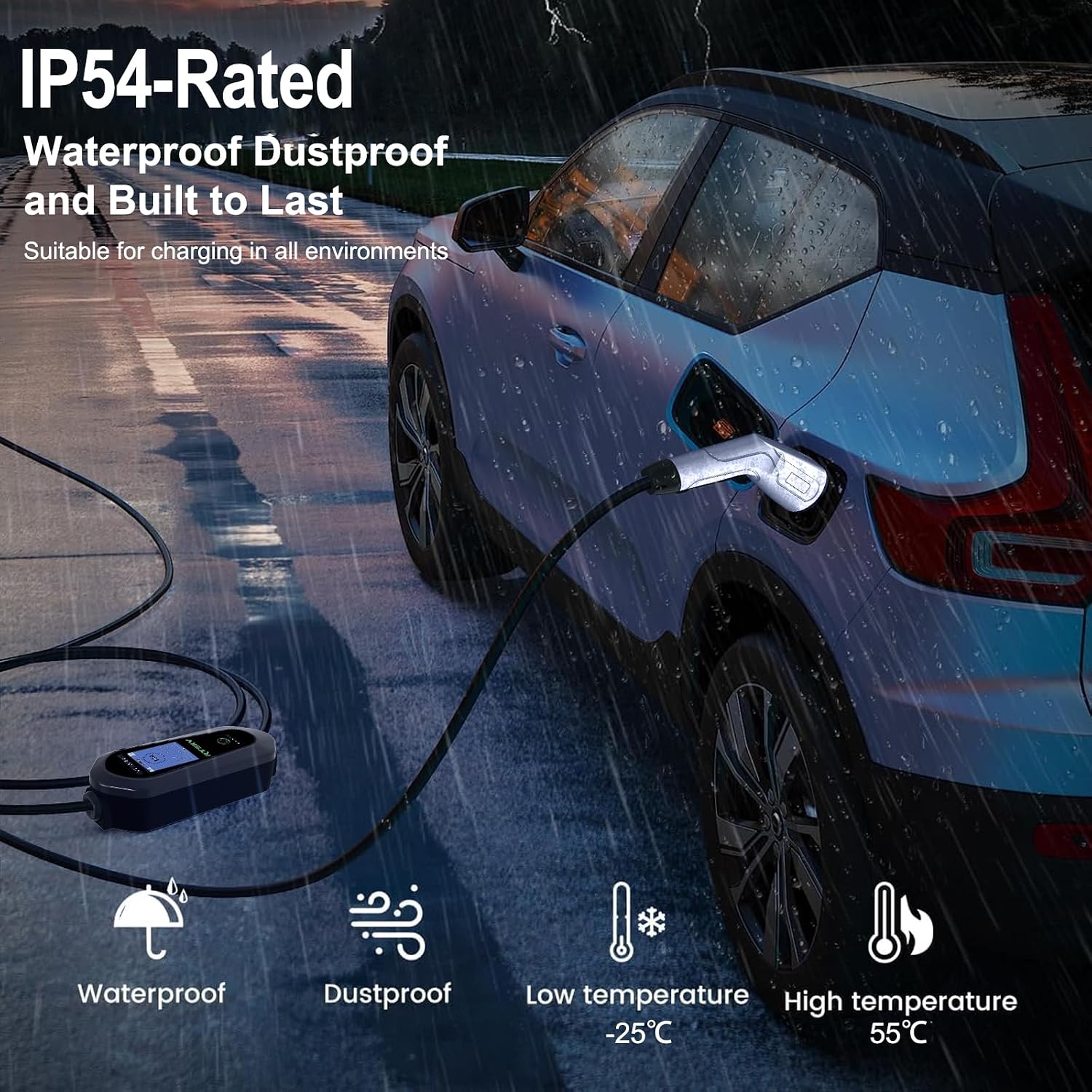 Detalle 2 de RTSKY EV Charger 8m 3 kW Type 2 to UK Plug