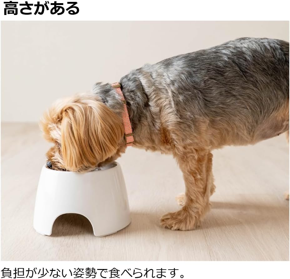 Detalle 2 de リッチェル 156128 高さのある早食い防止食器 Sサイズ、メラミン製・ゴム脚付き