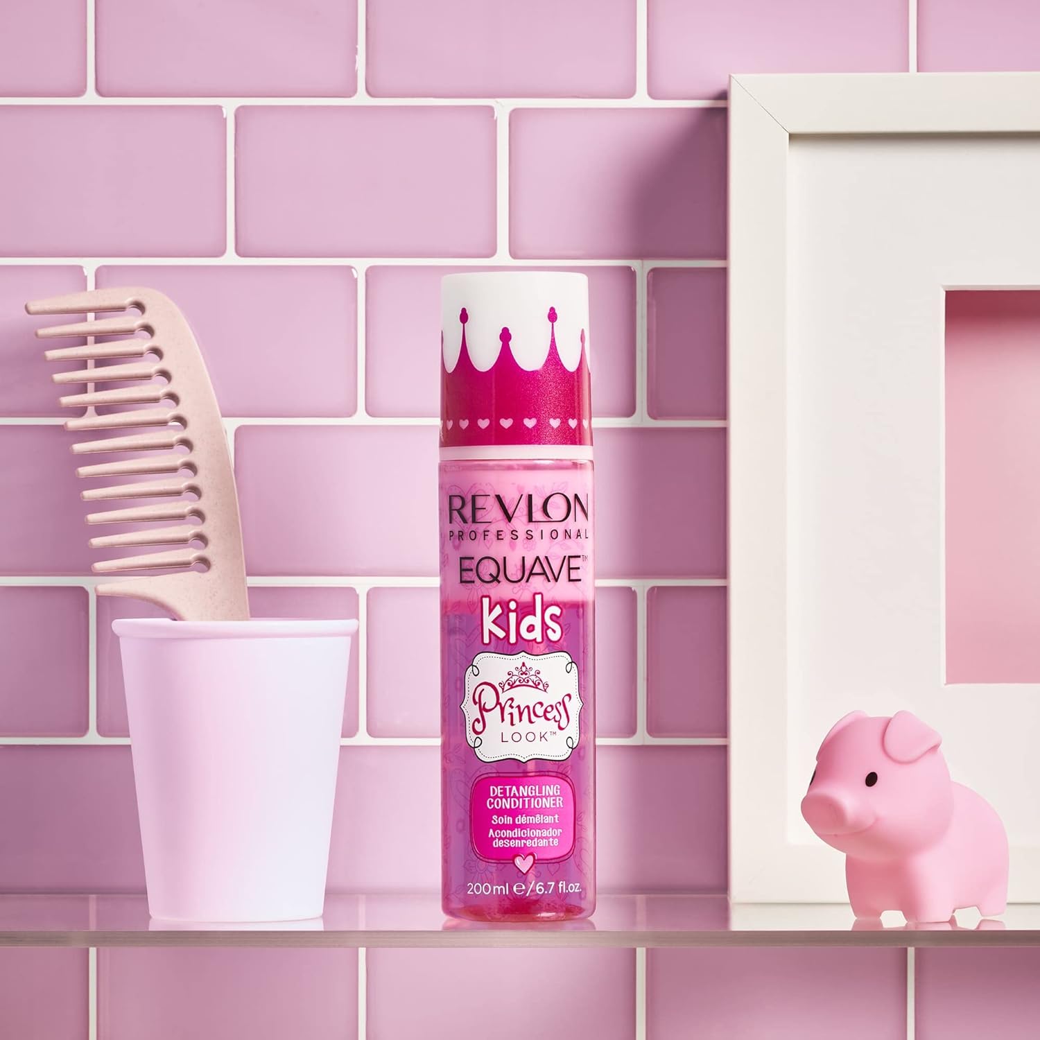 Thumbnail 1 de REVLON PROFESSIONAL EQUAVE Kids Princess Detangling Conditioner Leave-in (2-Phasen) – 200 ml
