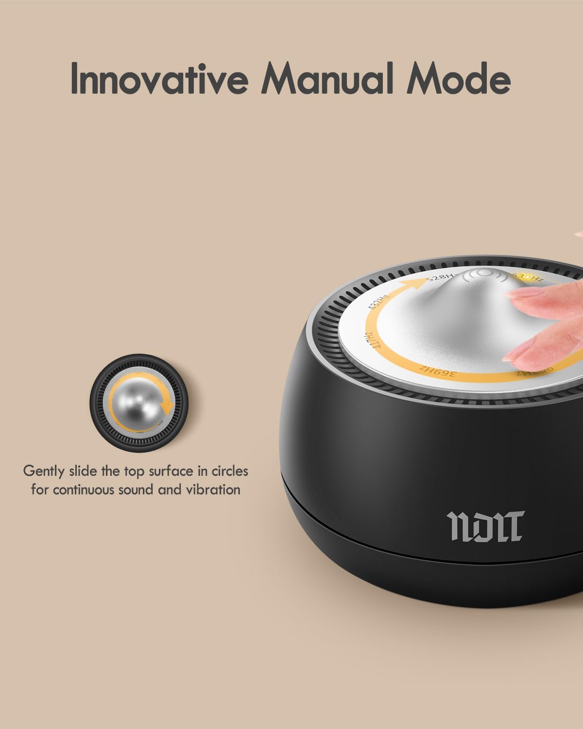 Detalle de NDLT B2 Electronic Tibetan Singing Bowl with 8 Frequencies and Dual Modes