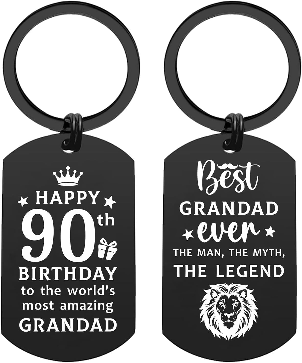 Thumbnail 6 de ENGZHI Grandad Birthday Gifts Keyring 85th