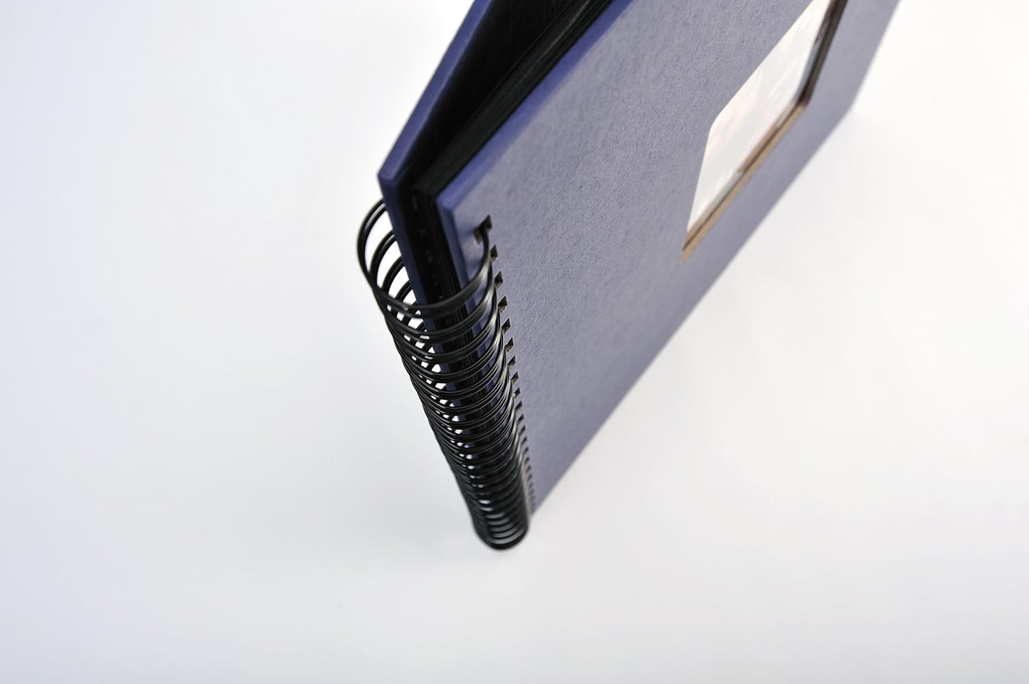 Thumbnail 2 de walther design Fotoalbum blau (Fun SA-108-L) im Spiral-Format 26 x 25 cm mit Cover-Ausstanzung