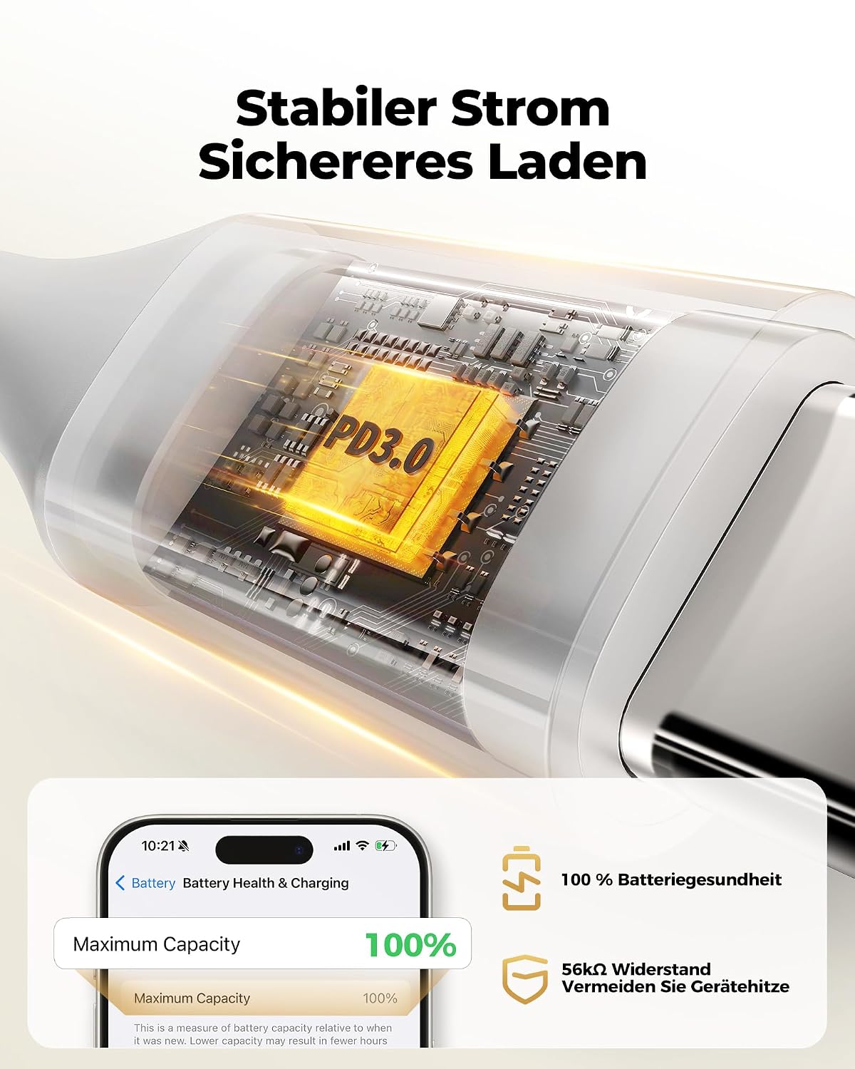 Thumbnail 3 de Silkland USB-C auf USB-C 15 cm Kabel 2er