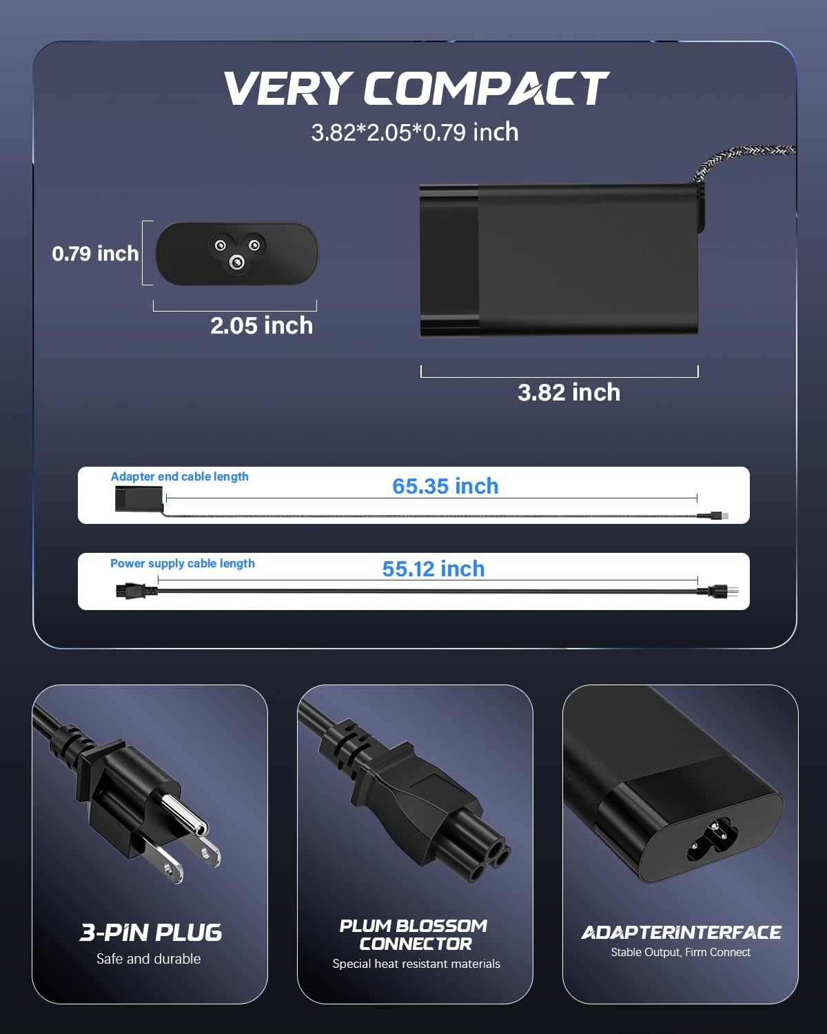 Thumbnail 3 de Westfly USB-C Laptop Charger 65W