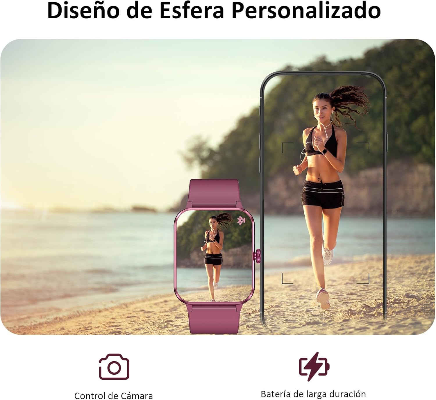 Thumbnail 4 de Blackview Smartwatch Mujer: Llamadas, Salud y Actividad ⌚