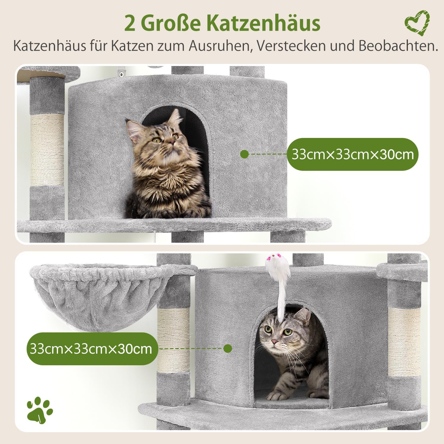 Detalle de Globlazer Kratzbaum Katzen Eckkratzbaum 90°