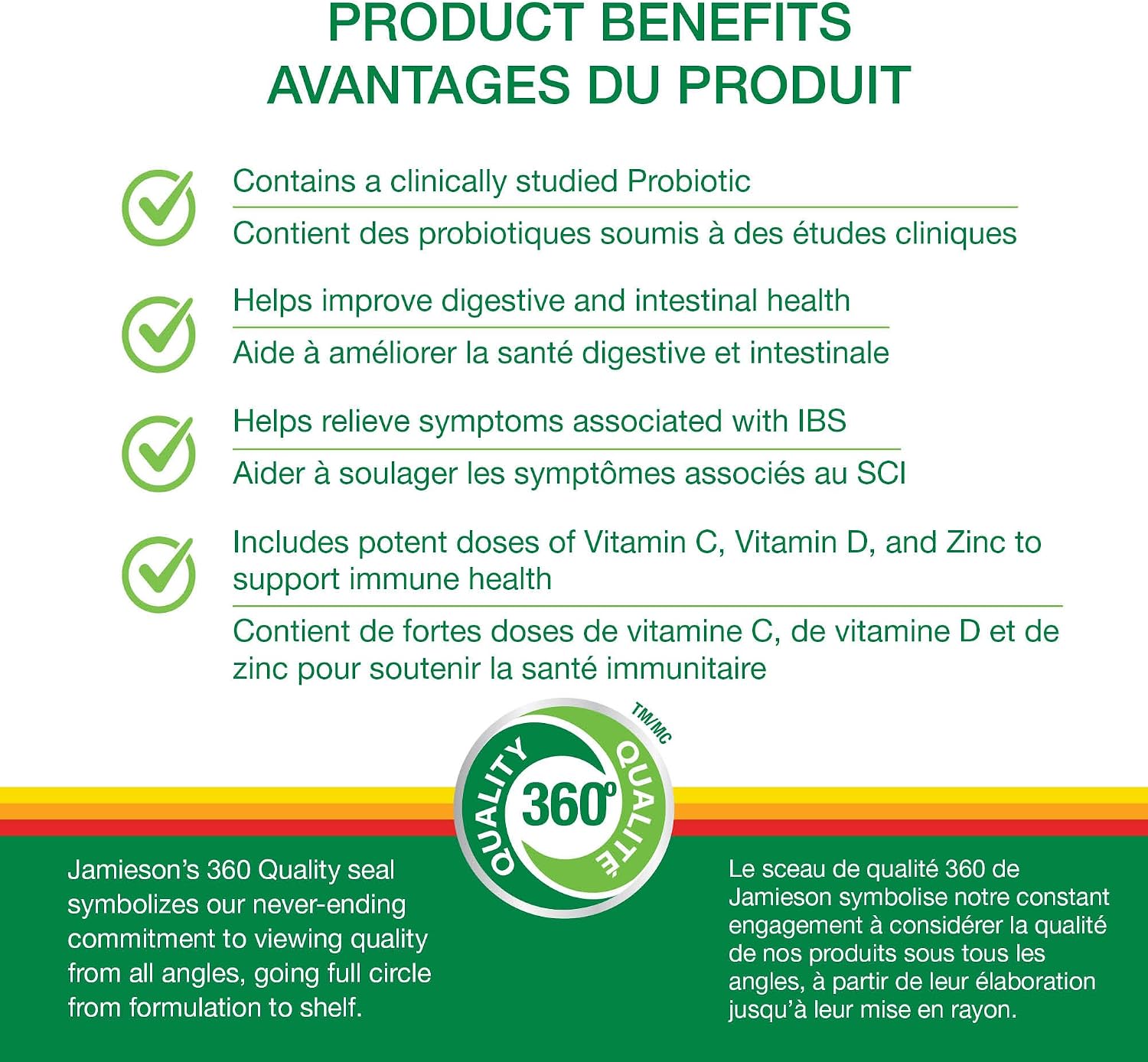 Detalle de Jamieson Probiotic Gummies, 70 count