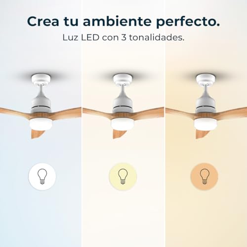 Thumbnail 4 de Cecotec Ventilador de Techo EnergySilence Aero 5230 WhiteWood: ventilación, iluminación y control remoto en un solo aparato
