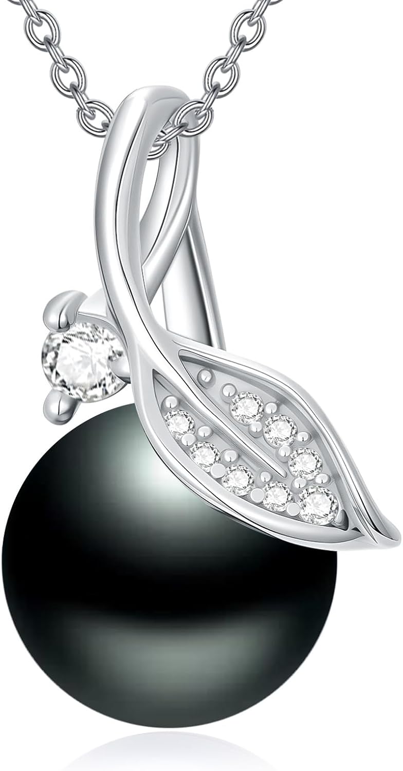 Thumbnail 3 de LONAGO Süßwasserperle Anhänger Halskette mit Infinity-Design aus 925er Sterlingsilber für Damen