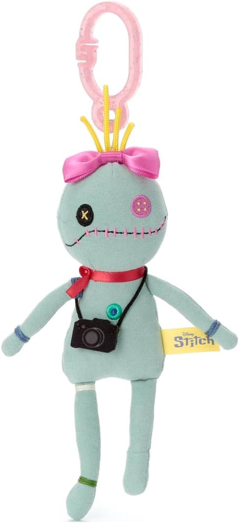 Detalle de タカラトミーアーツ ディズニーキャラクター リロ&スティッチ スクランプ ぬいぐるみバッジ 高さ約10cm