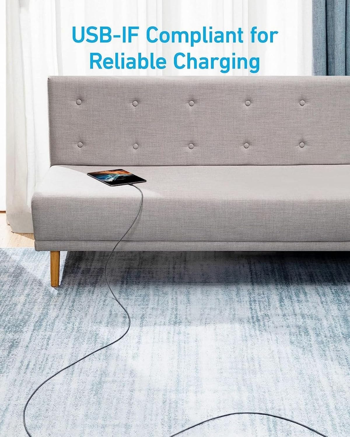 Thumbnail 3 de Anker 310 cable USB-C 60W 300 cm