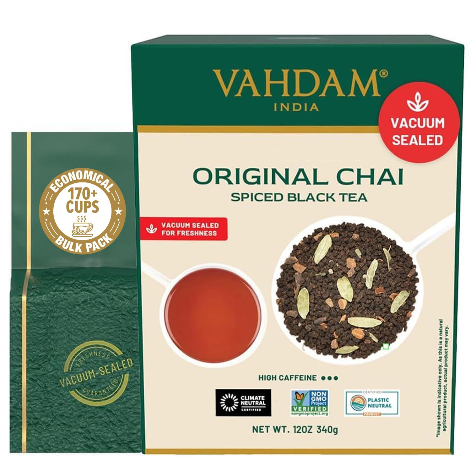 Detalle de VAHDAM Masala Chai Tee 340g