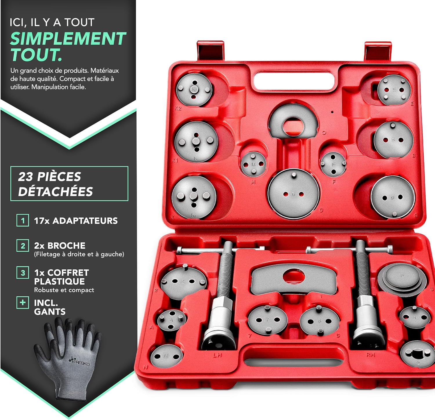 Detalle de TRESKO Coffret repousse piston 23 pcs