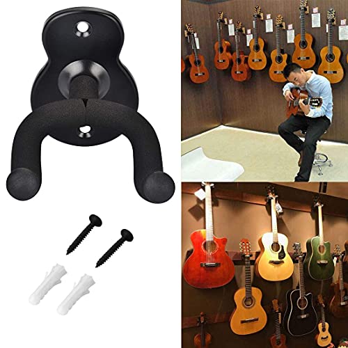 Thumbnail 7 de MOREYES Lot de 3 crochets muraux pour guitare – support robuste en acier avec protections EVA