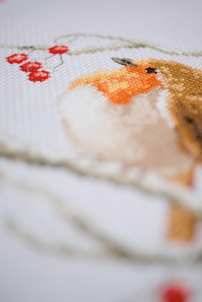 Detalle de VERVACO RUDZIK – liczony zestaw do haftu krzyżykowego na bieżnik 32 x 84 cm