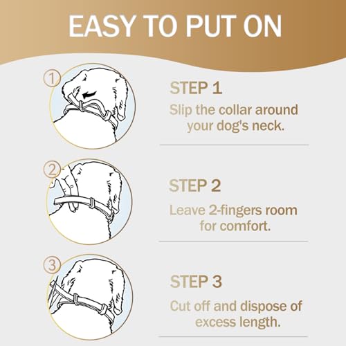 Thumbnail 5 de Inpumo Collar Antiparasitario para Perros: collar antipulgas y garrapatas impermeable con fórmula natural (duración 12 meses)