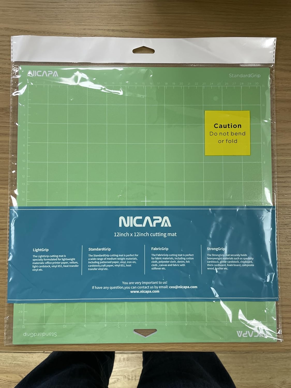 Thumbnail 1 de NICAPA Matte Variety Grip Schneidematten 12x24 & 12x12 (3er-Set) für Cricut Explore 3/Air 2/Air/Maker – Standard/Light/Strong